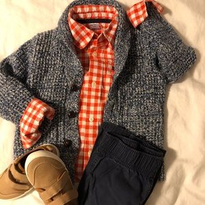 Baby Gap Cardigan and Carter’s shirt